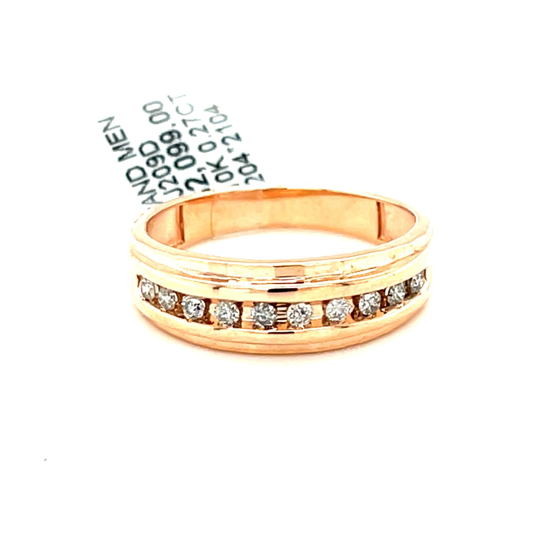 Diamond Wedding Bands - Men'