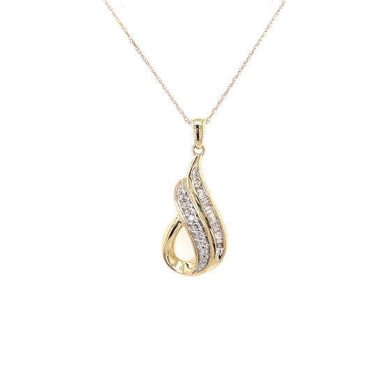 Diamond Pendant Set