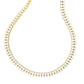 10K Yellow Gold Semi-Solid CZ Tennis Chain 2 Row 4.5mm 22"
Weight 15.