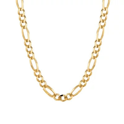 10K Yellow Gold Solid Figaro Chain 3mm 22" (7.0g)