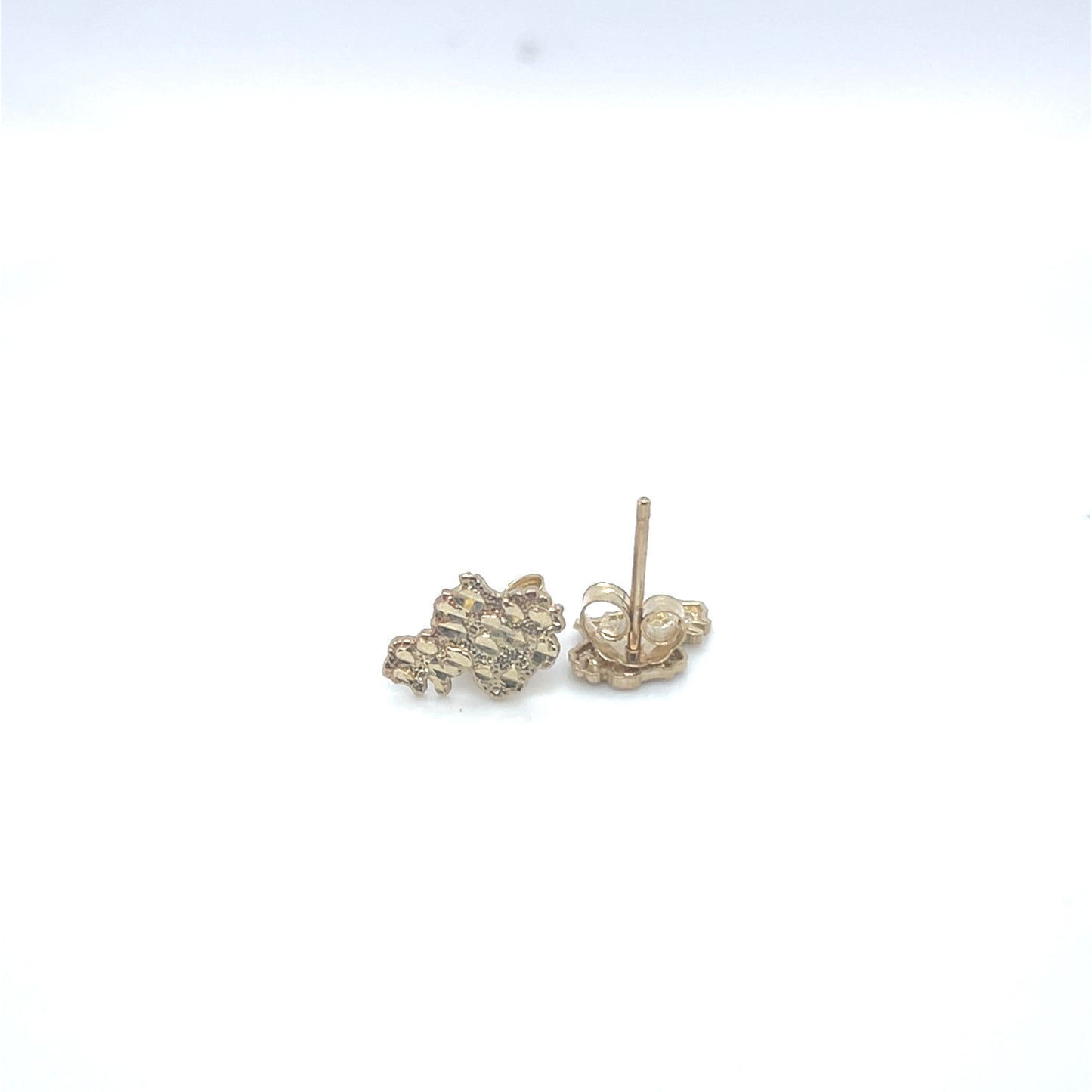 10K Yellow Gold Africa Map Nug