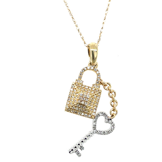 Diamond Pendant Set