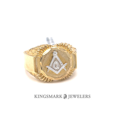10K Gold Mens Ring