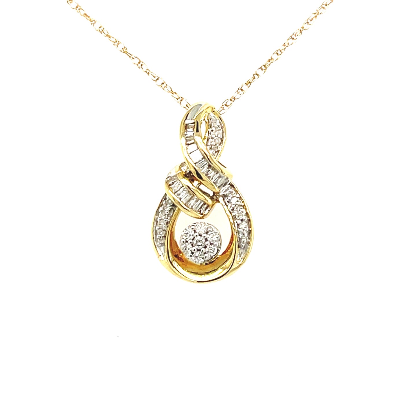 Diamond Pendant Set