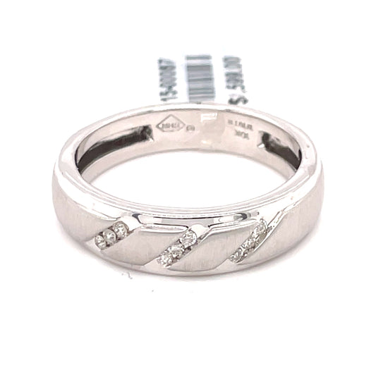 Diamond Wedding Bands - Men'