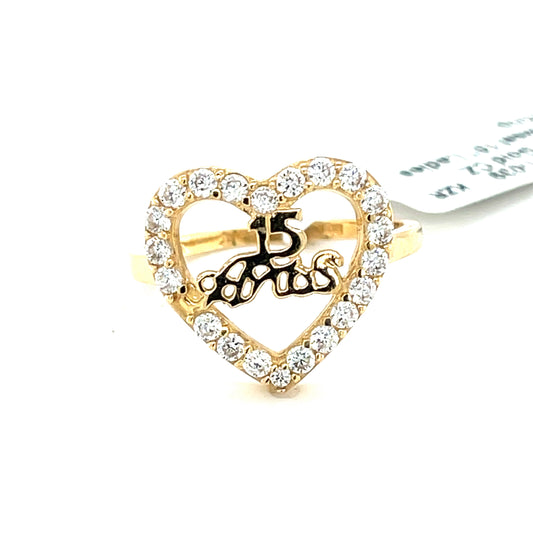 14K Gold Womens Ring