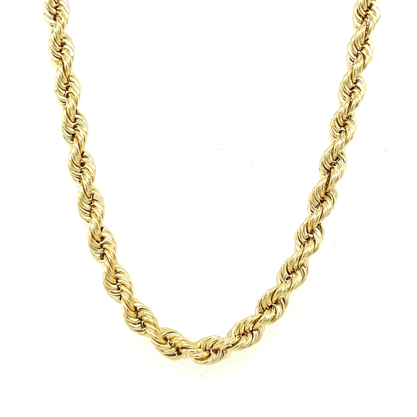 10K Yellow Gold Rope Chain 4mm 18" (5.8g)