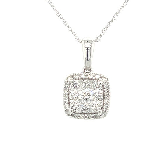 Diamond Pendant Set