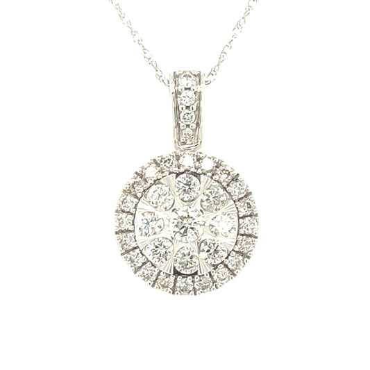 Diamond Pendant Set