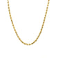 10K Y.Gold Semi-Solid Rope Chain 2mm 16" (2.3g)