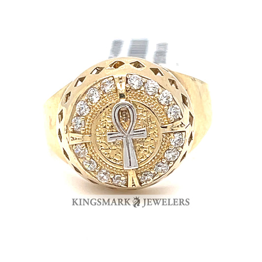 10K Gold Mens Ring