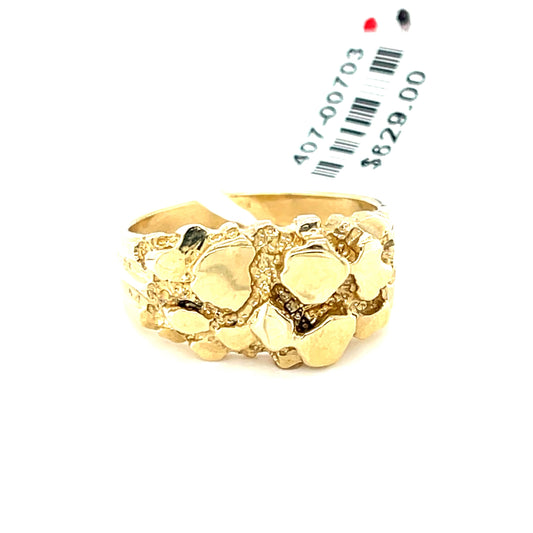 10K Gold Mens Ring