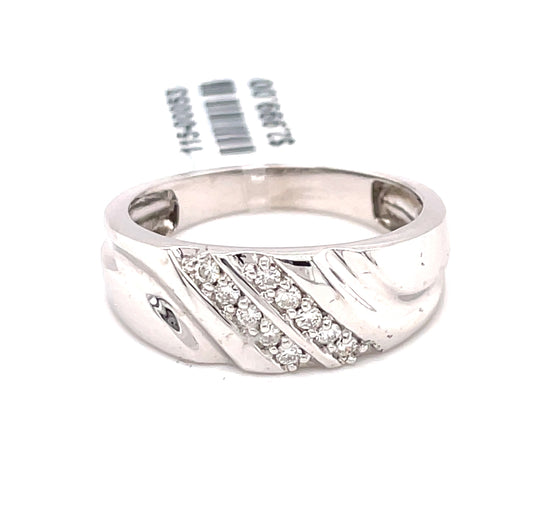 Diamond Wedding Bands - Men'