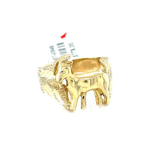 10K Gold Mens Ring