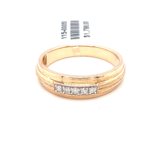 Diamond Wedding Bands - Men'