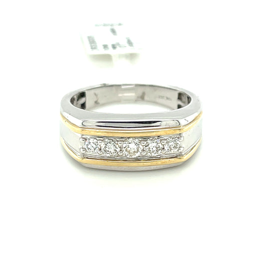 Diamond Wedding Bands - Men'