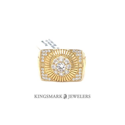 10K Gold Mens Ring