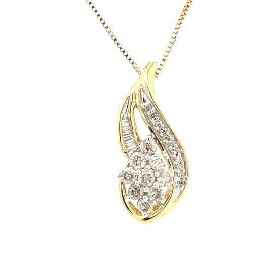 Diamond Pendant Set