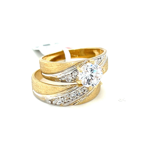 14K Gold Bridal Set