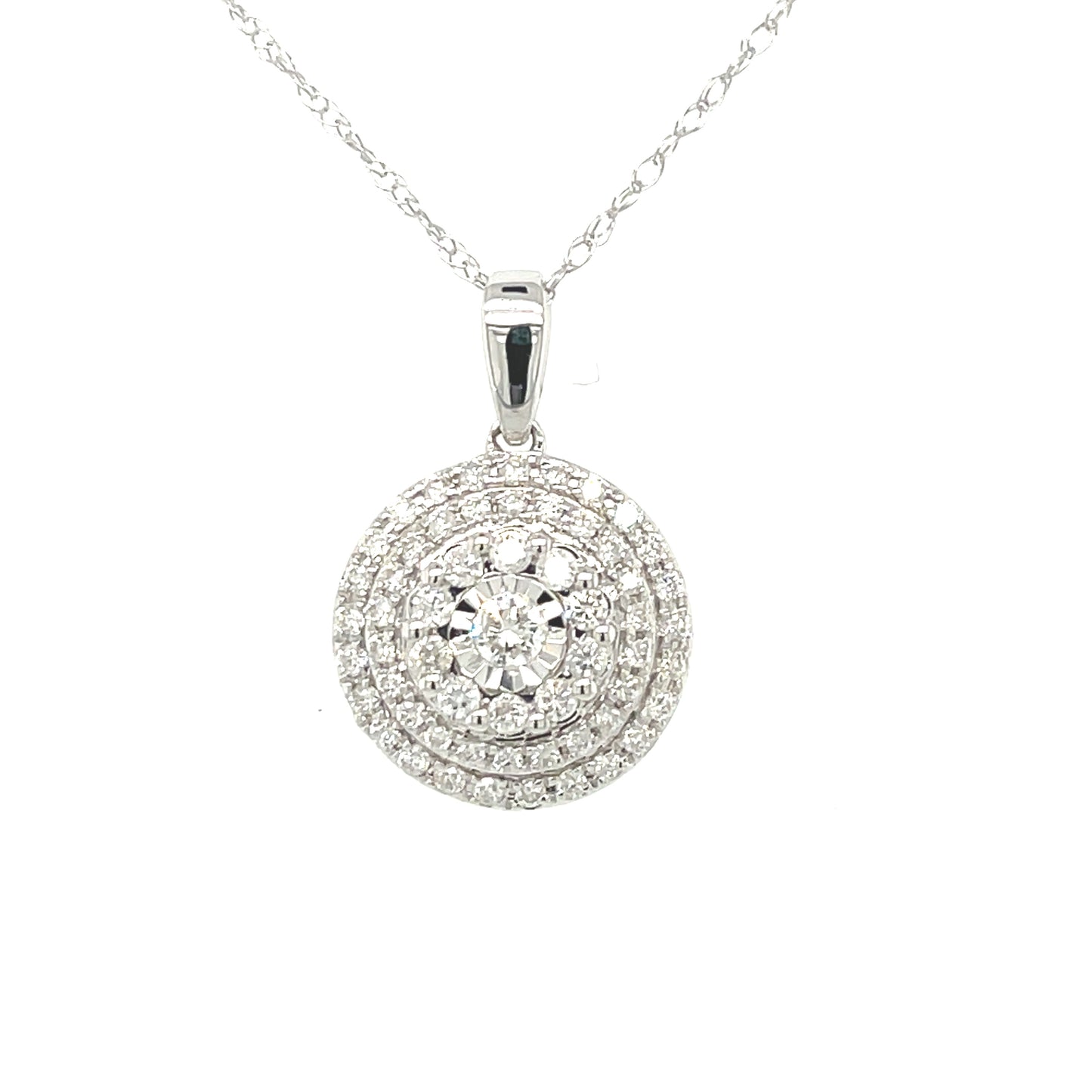 Diamond Pendant Set