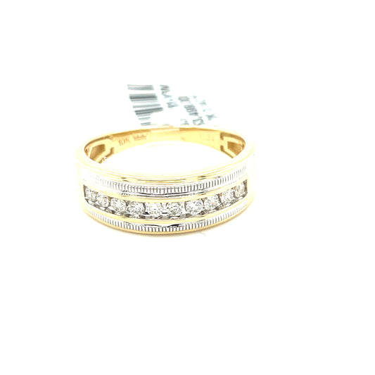 Diamond Wedding Bands - Men'